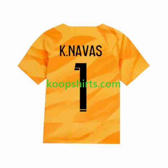 Paris Saint-Germain Doelman Uit Tenue Heren Voetbalshirts K.NAVAS 1 2023-2024 Korte Mouwen Paris Saint-Germain Doelman Uit Tenue Heren Voetbalshirts K.NAVAS 1 2023-2024 Korte Mouwen