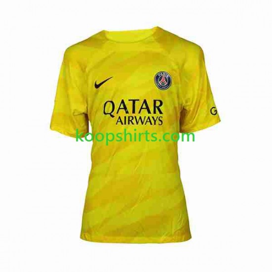Paris Saint-Germain Doelman Derde Tenue Heren Voetbalshirts 2023-2024 Korte Mouwen Paris Saint-Germain Doelman Derde Tenue Heren Voetbalshirts 2023-2024 Korte Mouwen