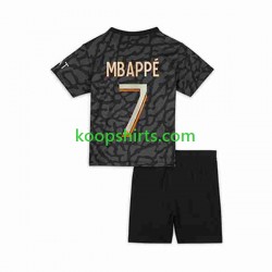 Paris Saint-Germain Derde Tenue Kinder Voetbalshirts Kylian Mbappe 7 2023-2024 Korte Mouwen
