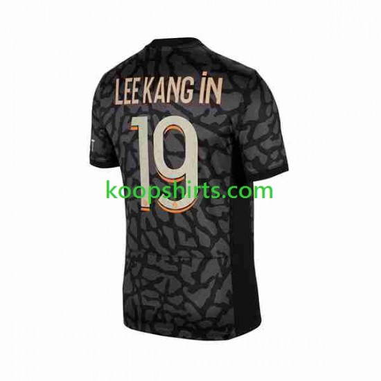 Paris Saint-Germain Derde Tenue Heren Voetbalshirts Lee Kang In 19 2023-2024 Korte Mouwen Paris Saint-Germain Derde Tenue Heren Voetbalshirts Lee Kang In 19 2023-2024 Korte Mouwen