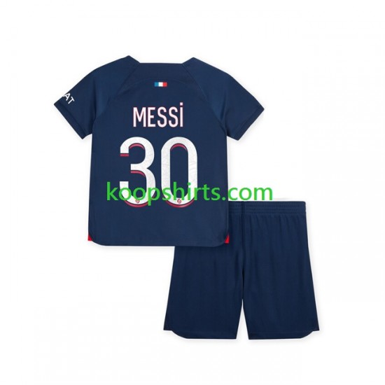 Paris Saint-Germain Thuis Tenue Kinder Voetbalshirts Lionel Messi 30 2023-2024 Korte Mouwen Paris Saint-Germain Thuis Tenue Kinder Voetbalshirts Lionel Messi 30 2023-2024 Korte Mouwen