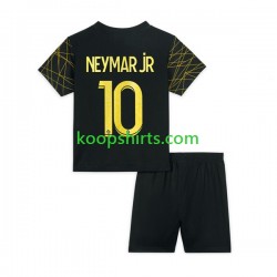 Paris Saint-Germain Vierde Tenue Kinder Voetbalshirts Neymar JR 10 2022-2023 Korte Mouwen