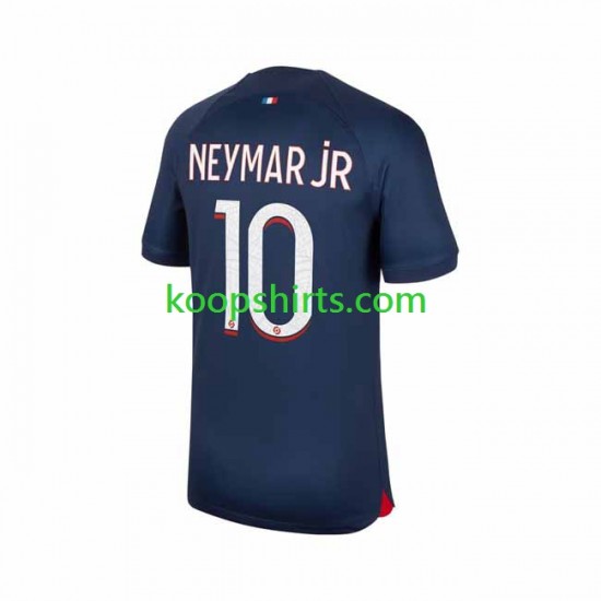 Paris Saint-Germain Thuis Tenue Heren Voetbalshirts Neymar Jr 10 2023-2024 Korte Mouwen Paris Saint-Germain Thuis Tenue Heren Voetbalshirts Neymar Jr 10 2023-2024 Korte Mouwen