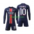 Paris Saint-Germain Thuis Tenue Kinder Voetbalshirts O Dembele 10 2024-2025 Lange Mouwen