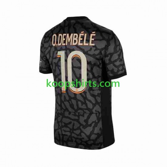 Paris Saint-Germain Derde Tenue Heren Voetbalshirts O.Dembele 10 2023-2024 Korte Mouwen Paris Saint-Germain Derde Tenue Heren Voetbalshirts O.Dembele 10 2023-2024 Korte Mouwen