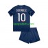 Paris Saint-Germain Thuis Tenue Kinder Voetbalshirts Ousmane Dembele 10 2024-2025 Korte Mouwen