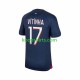 Paris Saint-Germain Thuis Tenue Heren Voetbalshirts Vitinha 17 2023-2024 Korte Mouwen Paris Saint-Germain Thuis Tenue Heren Voetbalshirts Vitinha 17 2023-2024 Korte Mouwen