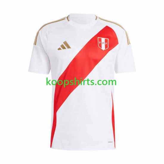 Peru Thuis Tenue Heren Voetbalshirts Copa America 2024 Korte Mouwen Peru Thuis Tenue Heren Voetbalshirts Copa America 2024 Korte Mouwen