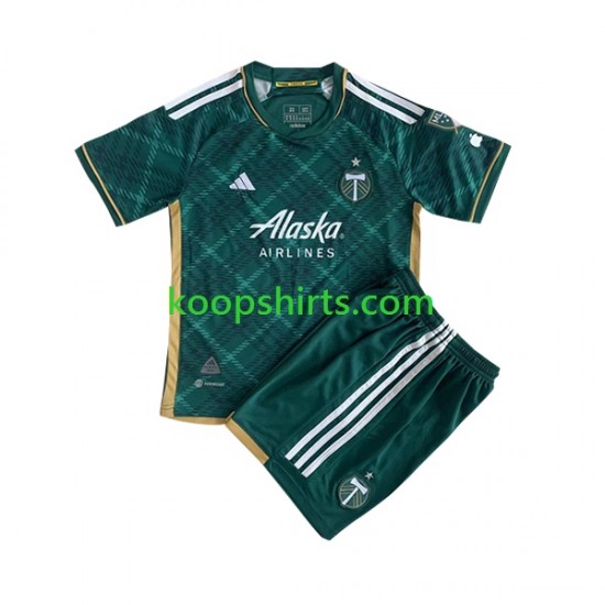 Portland Timbers Thuis Tenue Kinder Voetbalshirts 2023 Korte Mouwen Portland Timbers Thuis Tenue Kinder Voetbalshirts 2023 Korte Mouwen