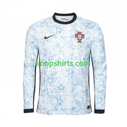 EK 2024 Portugal Uit Tenue Heren Voetbalshirts Lange Mouwen