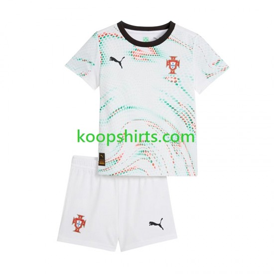 Portugal Uit Tenue Kinder Voetbalshirts 2025 Korte Mouwen Portugal Uit Tenue Kinder Voetbalshirts 2025 Korte Mouwen