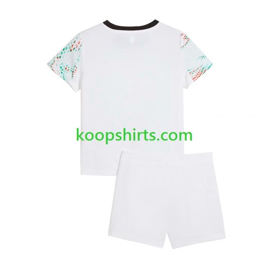 Portugal Uit Tenue Kinder Voetbalshirts 2025 Korte Mouwen