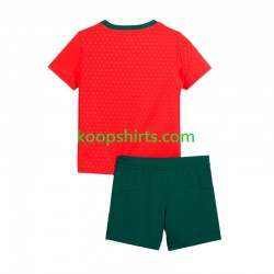 Portugal Thuis Tenue Kinder Voetbalshirts 2025 Korte Mouwen