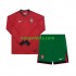 EK 2024 Portugal Thuis Tenue Kinder Voetbalshirts Lange Mouwen