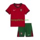 EK 2024 Portugal Thuis Tenue Kinder Voetbalshirts Korte Mouwen EK 2024 Portugal Thuis Tenue Kinder Voetbalshirts Korte Mouwen