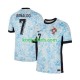 EK 2024 Portugal Uit Tenue Heren Voetbalshirts Cristiano Ronaldo 7 Korte Mouwen EK 2024 Portugal Uit Tenue Heren Voetbalshirts Cristiano Ronaldo 7 Korte Mouwen