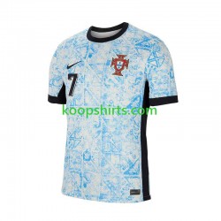 EK 2024 Portugal Uit Tenue Heren Voetbalshirts Cristiano Ronaldo 7 Korte Mouwen