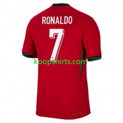 EK 2024 Portugal Thuis Tenue Heren Voetbalshirts Cristiano Ronaldo 7 Korte Mouwen