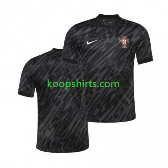 EK 2024 Portugal Doelman Uit Tenue Heren Voetbalshirts Korte Mouwen EK 2024 Portugal Doelman Uit Tenue Heren Voetbalshirts Korte Mouwen