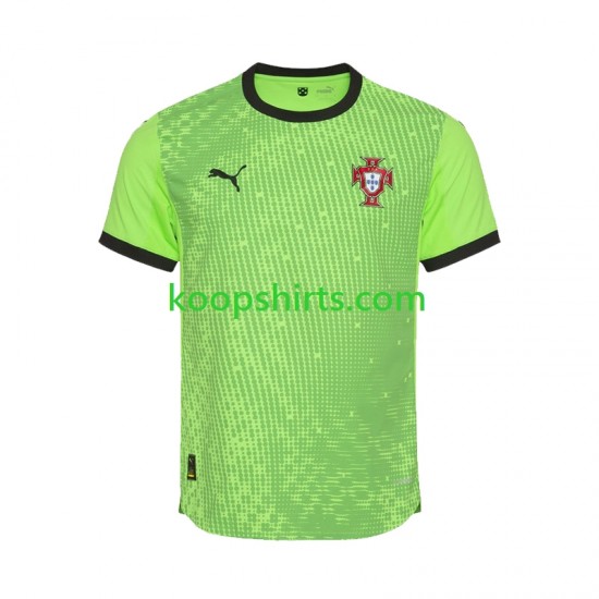 Portugal Doelman Thuis Tenue Heren Voetbalshirts 2025 Korte Mouwen