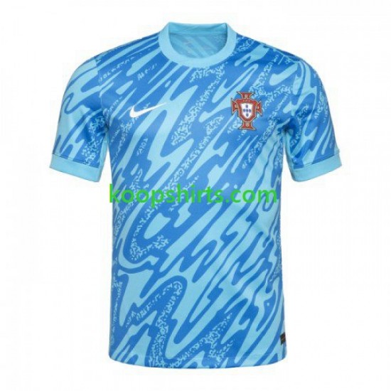 EK 2024 Portugal Doelman Derde Tenue Heren Voetbalshirts Korte Mouwen