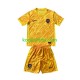EK 2024 Portugal Doelman Thuis Geel Tenue Kinder Voetbalshirts Korte Mouwen EK 2024 Portugal Doelman Thuis Geel Tenue Kinder Voetbalshirts Korte Mouwen