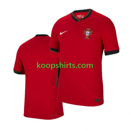 EK 2024 Portugal Thuis Tenue Heren Voetbalshirts Korte Mouwen EK 2024 Portugal Thuis Tenue Heren Voetbalshirts Korte Mouwen