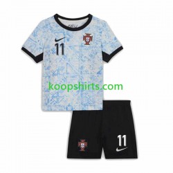 EK 2024 Portugal Uit Tenue Kinder Voetbalshirts Joao Felix 11 Korte Mouwen