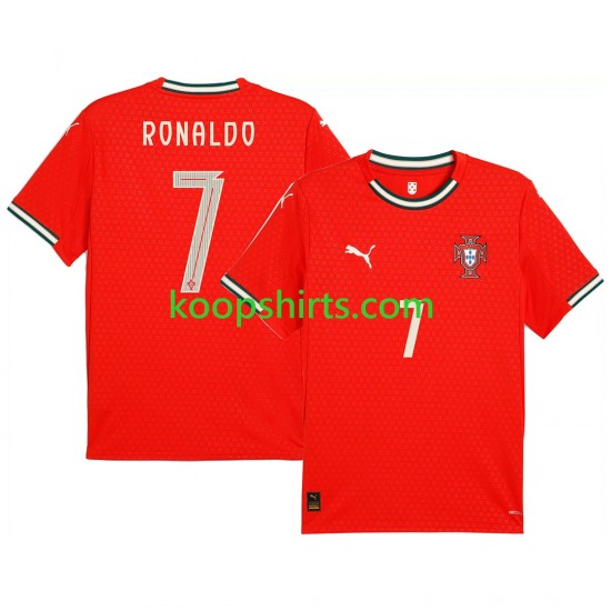 Portugal Thuis Tenue Heren Voetbalshirts RONALDO 7 2025 Korte Mouwen Portugal Thuis Tenue Heren Voetbalshirts RONALDO 7 2025 Korte Mouwen