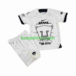 Pumas UNAM Thuis Tenue Kinder Voetbalshirts 2023-2024 Korte Mouwen