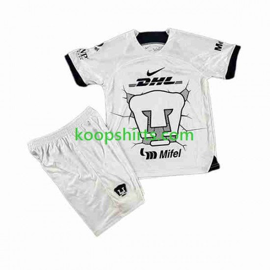 Pumas UNAM Thuis Tenue Kinder Voetbalshirts 2023-2024 Korte Mouwen Pumas UNAM Thuis Tenue Kinder Voetbalshirts 2023-2024 Korte Mouwen