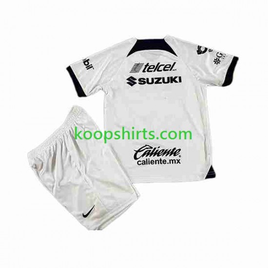 Pumas UNAM Thuis Tenue Kinder Voetbalshirts 2023-2024 Korte Mouwen