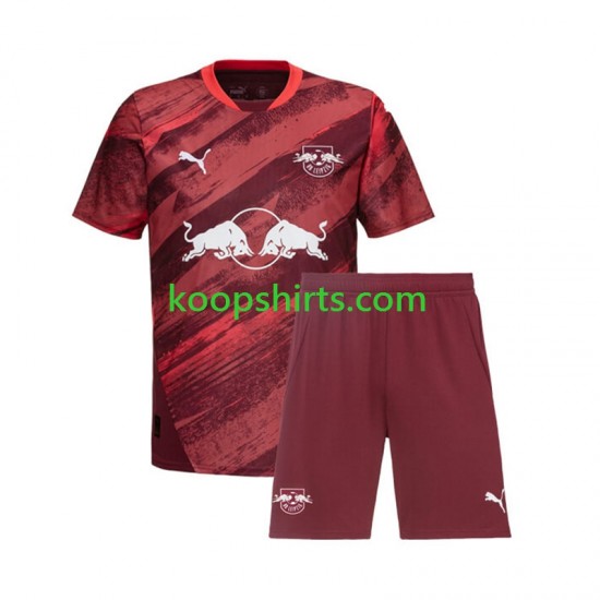 RB Leipzig Uit Tenue Kinder Voetbalshirts 2024-2025 Korte Mouwen RB Leipzig Uit Tenue Kinder Voetbalshirts 2024-2025 Korte Mouwen