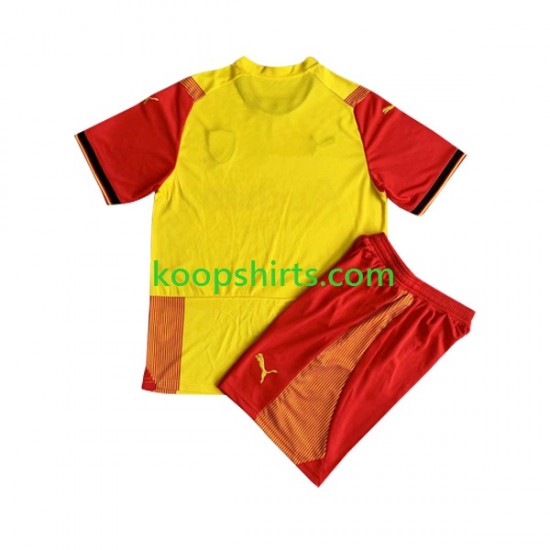 RC Lens Thuis Tenue Kinder Voetbalshirts 2023-2024 Korte Mouwen