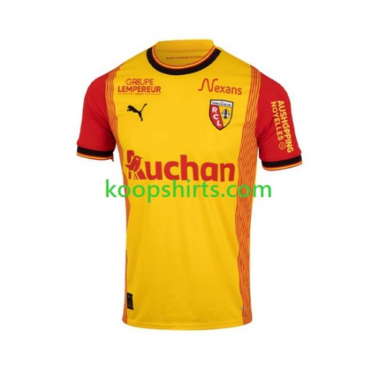 RC Lens Thuis Tenue Heren Voetbalshirts 2023-2024 Korte Mouwen RC Lens Thuis Tenue Heren Voetbalshirts 2023-2024 Korte Mouwen