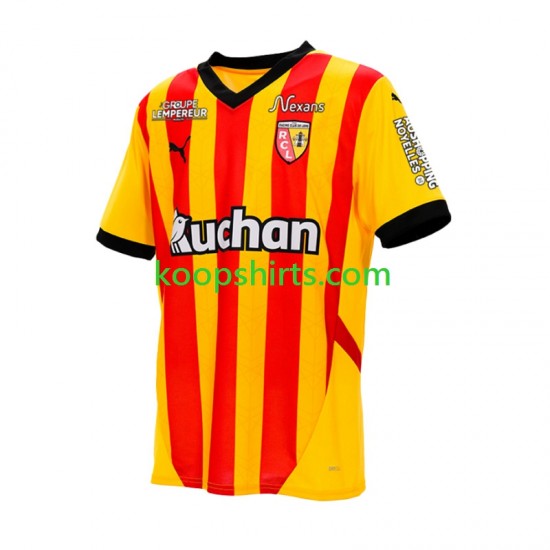 RC Lens Thuis Tenue Heren Voetbalshirts 2024-2025 Korte Mouwen RC Lens Thuis Tenue Heren Voetbalshirts 2024-2025 Korte Mouwen
