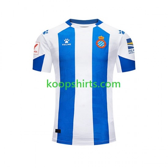 RCD Espanyol Thuis Tenue Heren Voetbalshirts 2023-2024 Korte Mouwen RCD Espanyol Thuis Tenue Heren Voetbalshirts 2023-2024 Korte Mouwen