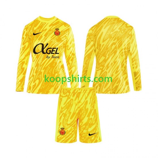 Doelman Derde Tenue Kinder Voetbalshirts RCD Mallorca 2024-2025 Lange Mouwen Doelman Derde Tenue Kinder Voetbalshirts RCD Mallorca 2024-2025 Lange Mouwen