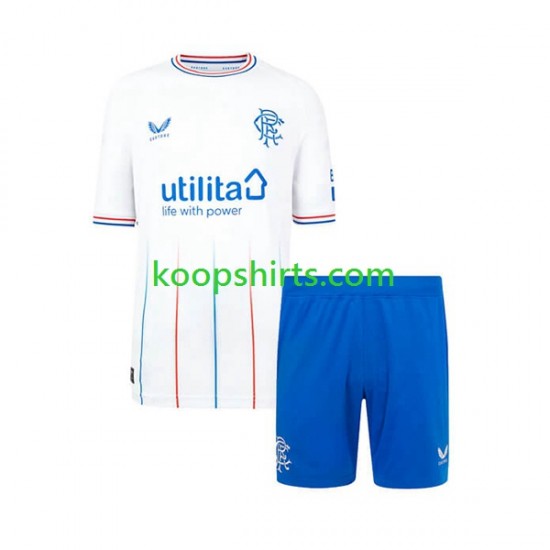 Rangers Uit Tenue Kinder Voetbalshirts 2023-2024 Korte Mouwen Rangers Uit Tenue Kinder Voetbalshirts 2023-2024 Korte Mouwen