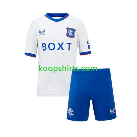Rangers Uit Tenue Kinder Voetbalshirts 2024-2025 Korte Mouwen Rangers Uit Tenue Kinder Voetbalshirts 2024-2025 Korte Mouwen