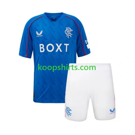 Rangers Thuis Tenue Kinder Voetbalshirts 2024-2025 Korte Mouwen Rangers Thuis Tenue Kinder Voetbalshirts 2024-2025 Korte Mouwen