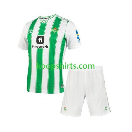 Real Betis Thuis Tenue Kinder Voetbalshirts 2023-2024 Korte Mouwen Real Betis Thuis Tenue Kinder Voetbalshirts 2023-2024 Korte Mouwen