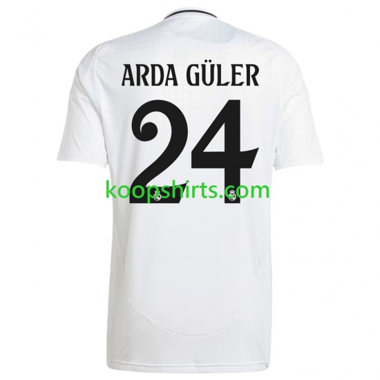 Real Madrid Thuis Tenue Heren Voetbalshirts ARDA GULER 24 2024-2025 Korte Mouwen Real Madrid Thuis Tenue Heren Voetbalshirts ARDA GULER 24 2024-2025 Korte Mouwen