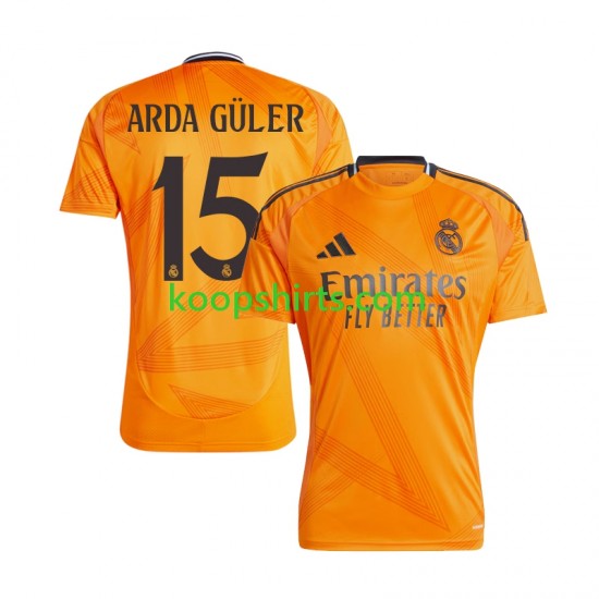 Real Madrid Uit Tenue Heren Voetbalshirts Arda Guler 15 2024-2025 Korte Mouwen Real Madrid Uit Tenue Heren Voetbalshirts Arda Guler 15 2024-2025 Korte Mouwen