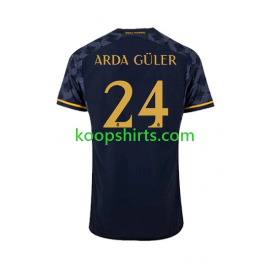 Real Madrid Uit Tenue Heren Voetbalshirts Arda Guler 24 2023-2024 Korte Mouwen Real Madrid Uit Tenue Heren Voetbalshirts Arda Guler 24 2023-2024 Korte Mouwen