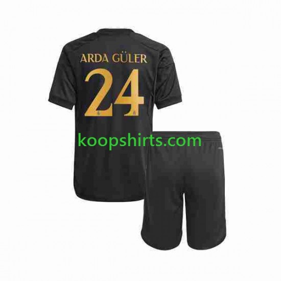 Real Madrid Derde Tenue Kinder Voetbalshirts Arda Guler 24 2023-2024 Korte Mouwen Real Madrid Derde Tenue Kinder Voetbalshirts Arda Guler 24 2023-2024 Korte Mouwen
