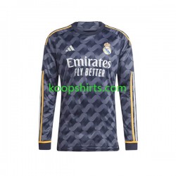 Real Madrid Uit Tenue Heren Voetbalshirts 2023-2024 Lange Mouwen