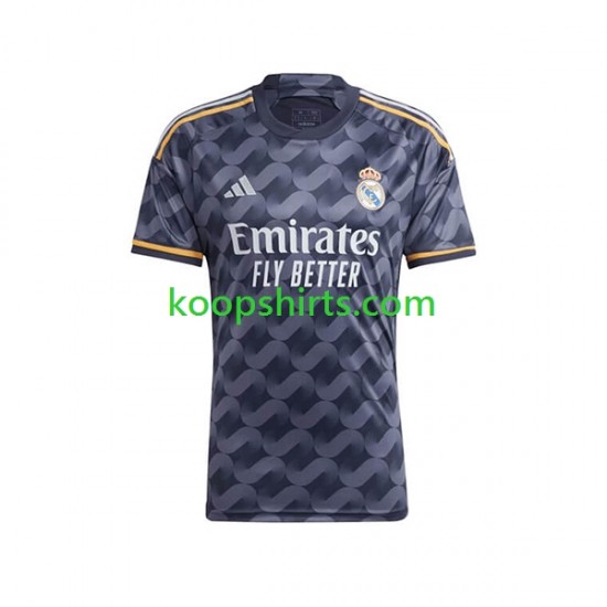 Real Madrid Uit Tenue Heren Voetbalshirts 2023-2024 Korte Mouwen Real Madrid Uit Tenue Heren Voetbalshirts 2023-2024 Korte Mouwen