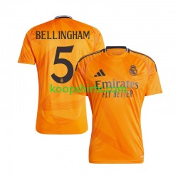 Real Madrid Uit Tenue Heren Voetbalshirts BELLINGHAM 5 2024-2025 Korte Mouwen