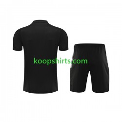 Real Madrid Zwart Voetbal training shirt en shorts 2023-2024
